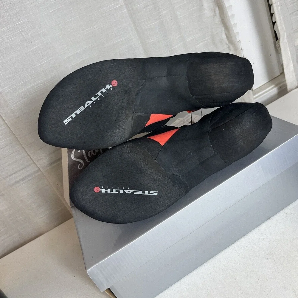 Adidas Five Ten Crawe Rock Climbing Shoes Black‎ Red Concave EG2370 Men Size 12